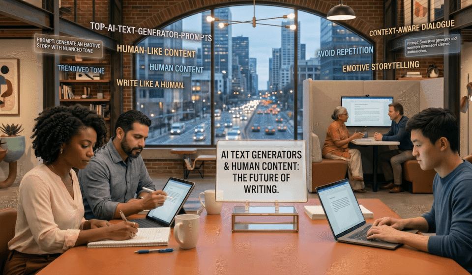 AI Text Generator Prompts like human